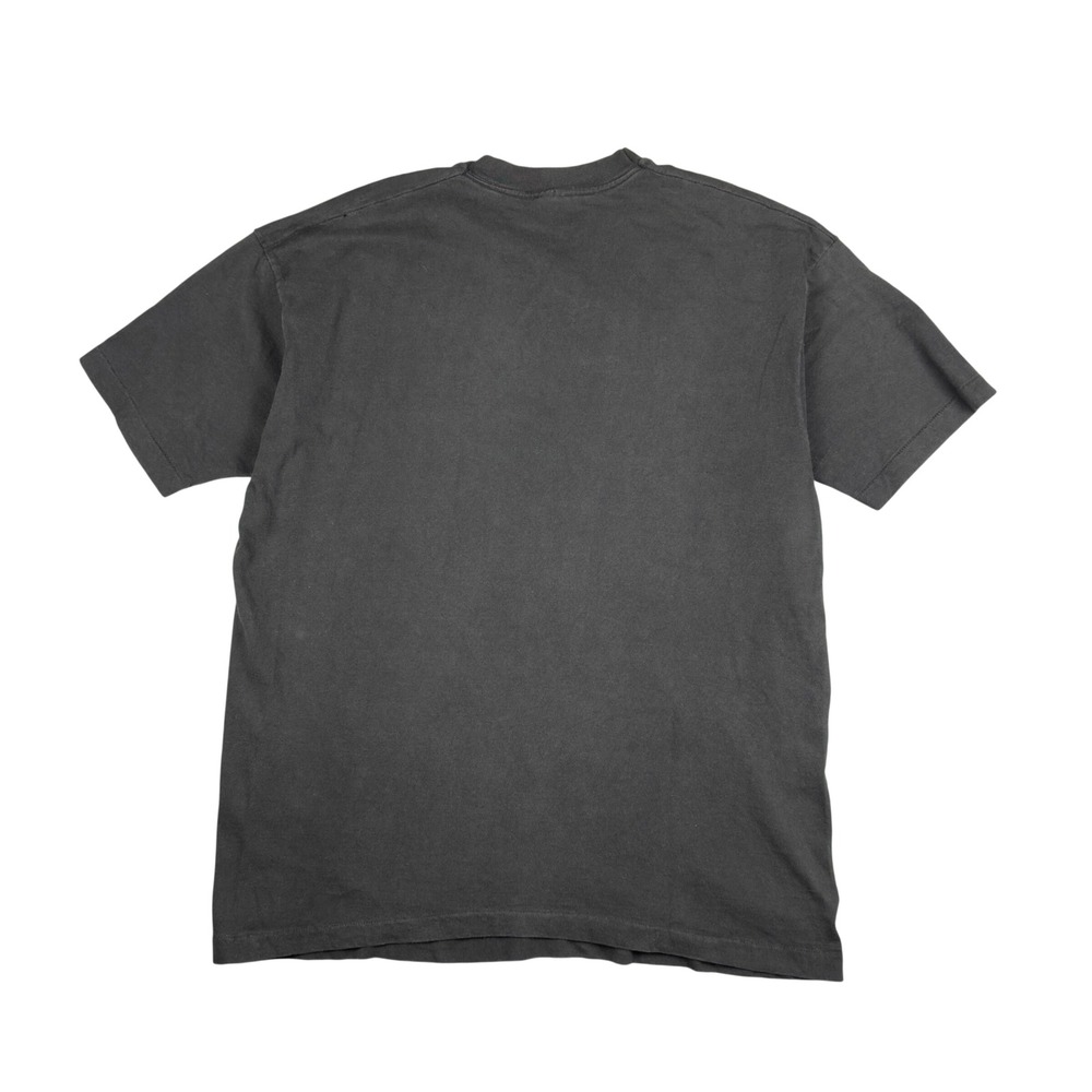 Vtg 90s Fruit of the Loom Blank T-Shirt XXL Faded Black Single Stitch USA Made - Picture 2 of 8
